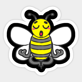 Bumblebee for fat Funny gift bee love for animals Sticker